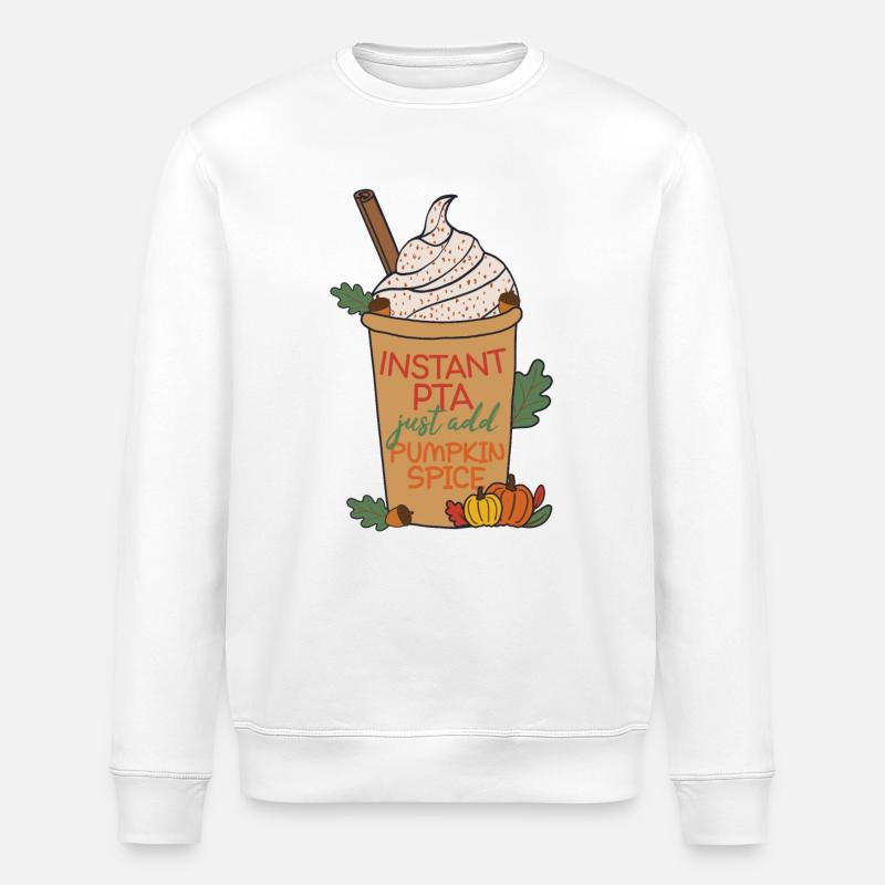 Instant PTA Pumpkin Spice | Pharmacy - Stanley/Stella ROLLER Unisex Organic Sweatshirt - white