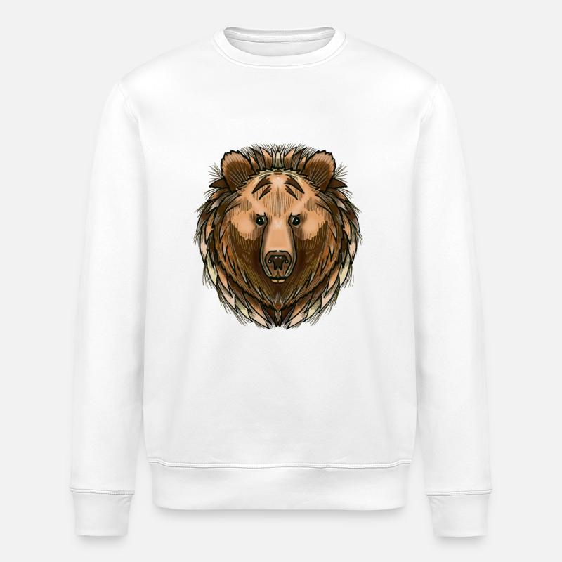 Ralph by Jon Ball - Stanley/Stella ROLLER Unisex Organic Sweatshirt - white