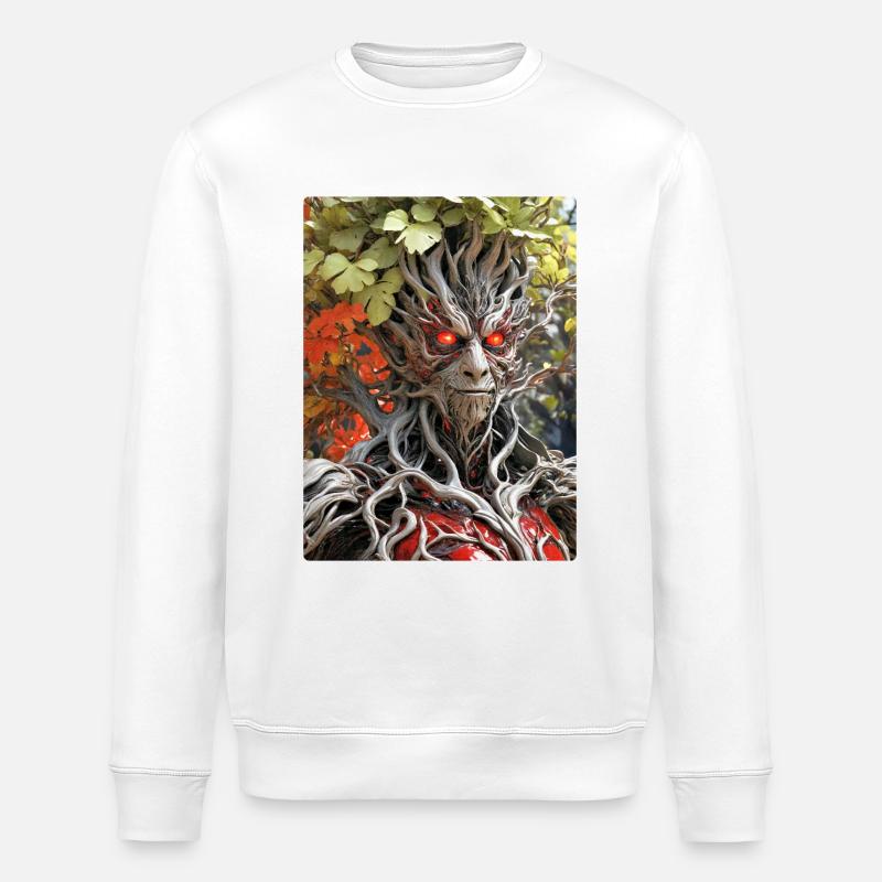 Spooky Plants 1.1 - Stanley/Stella ROLLER Unisex Organic Sweatshirt - white