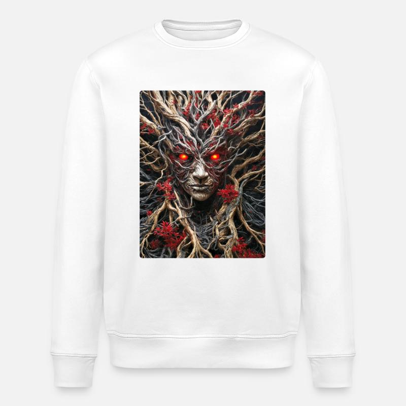 Spooky Plants 1.16 - Stanley/Stella ROLLER Unisex Organic Sweatshirt - white