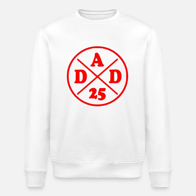 Dad 25 - Stanley/Stella Unisex Bio-Sweatshirt ROLLER - Weiß