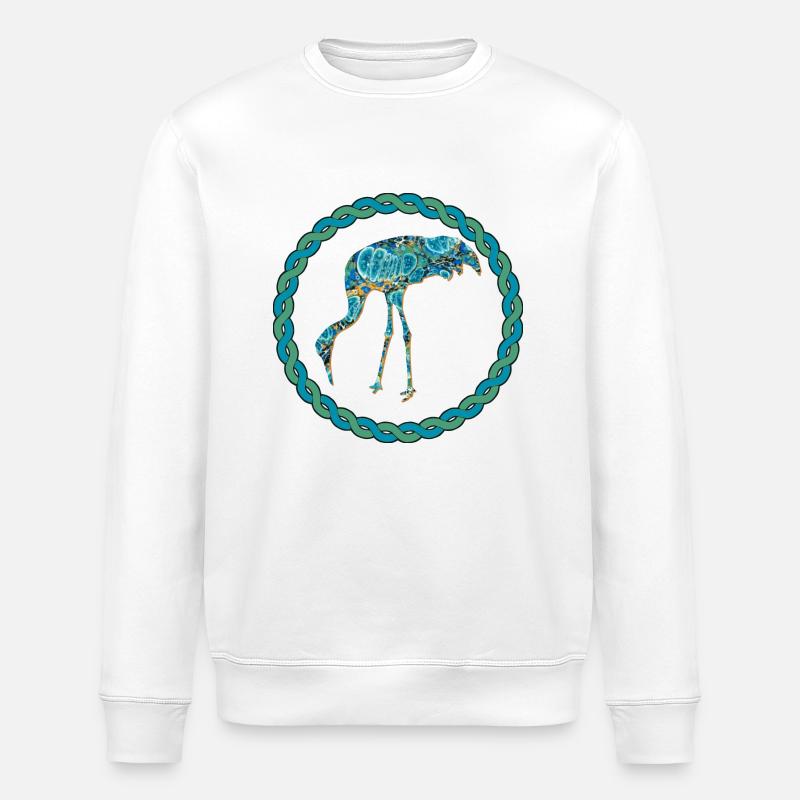Crane E 100 - Stanley/Stella ROLLER Unisex Organic Sweatshirt - white