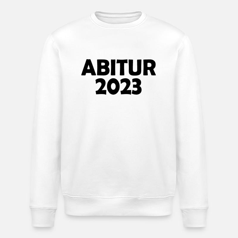 Abitur 2023 - Stanley/Stella Unisex Bio-Sweatshirt ROLLER - Weiß