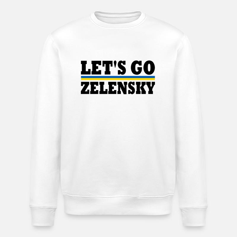 selenskyj - Stanley/Stella Unisex Bio-Sweatshirt ROLLER - Weiß