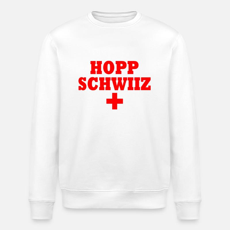 Hopp schwiiz - Stanley/Stella Unisex Bio-Sweatshirt ROLLER - Weiß