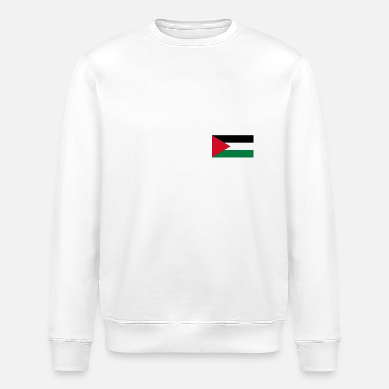 Palestina - Stanley/Stella Unisex Bio-Sweatshirt ROLLER - Weiß