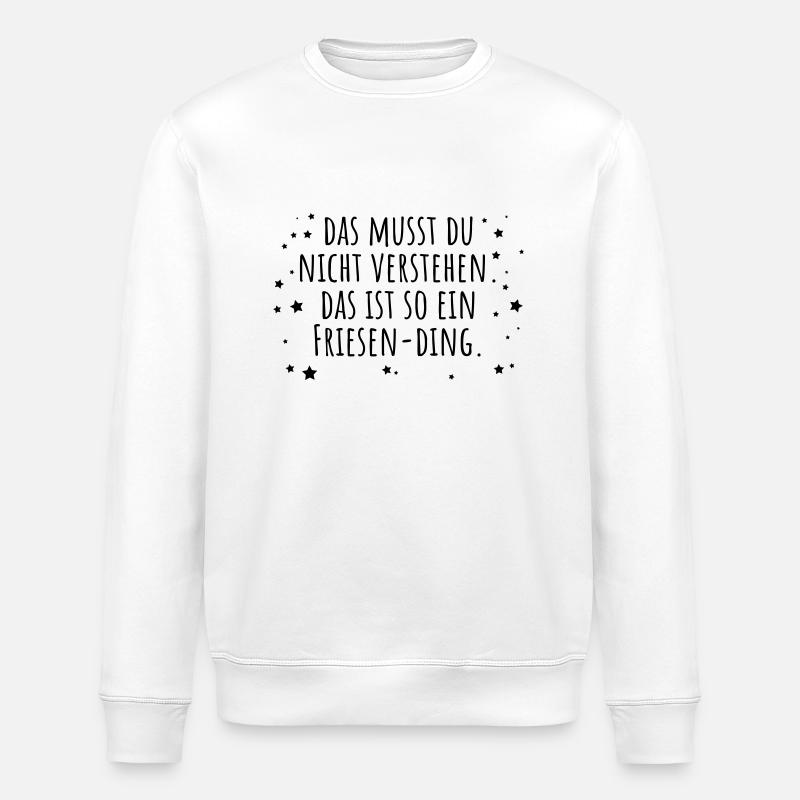 Friesen-Ding - Stanley/Stella Unisex Bio-Sweatshirt ROLLER - Weiß