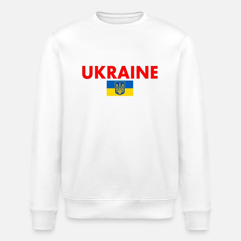 Ukraine - Sweat bio ROLLER Stanley/Stella Unisexe - blanc