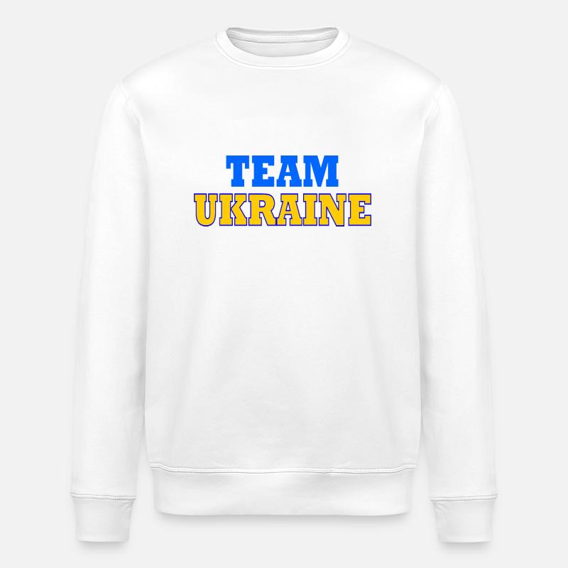 Team ukraine - Sweat bio ROLLER Stanley/Stella Unisexe - blanc