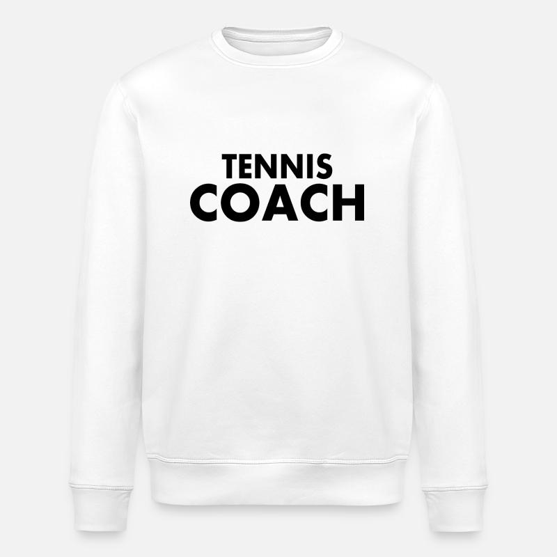 Tennis coach - Sweat bio ROLLER Stanley/Stella Unisexe - blanc