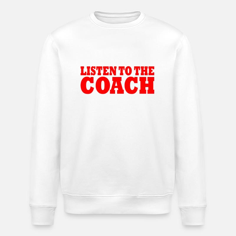 Coach - Stanley/Stella Unisex Bio-Sweatshirt ROLLER - Weiß