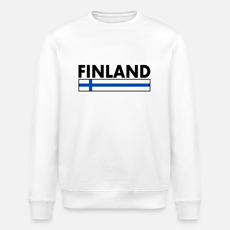 FINLANDE - Sweat bio ROLLER Stanley/Stella Unisexe - blanc