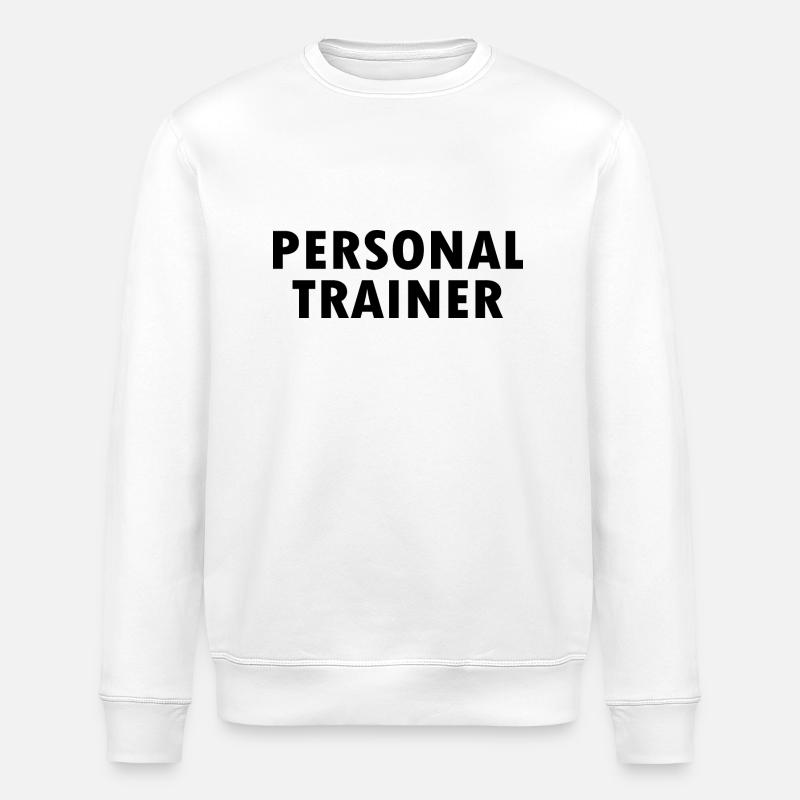 Personal trainer - Sweat bio ROLLER Stanley/Stella Unisexe - blanc