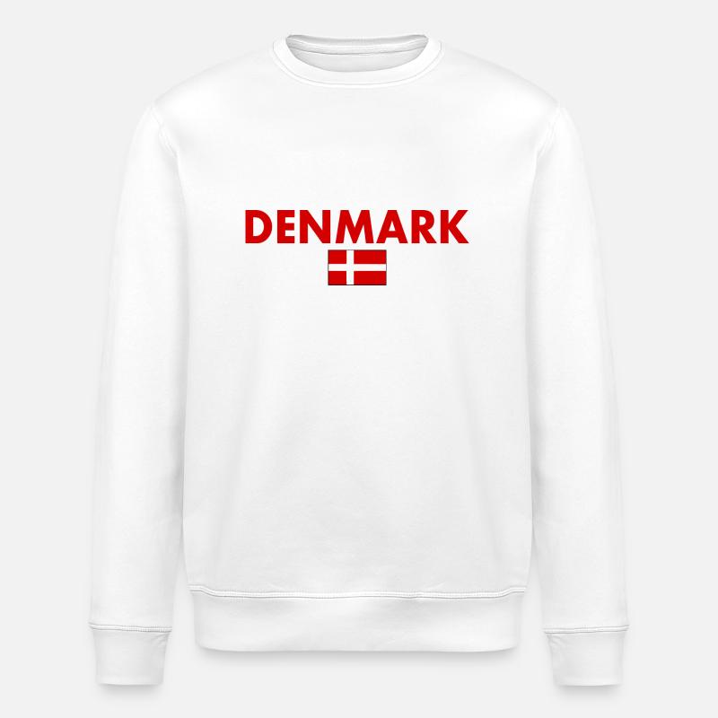 Denmark - Stanley/Stella ROLLER Unisex Organic Sweatshirt - white