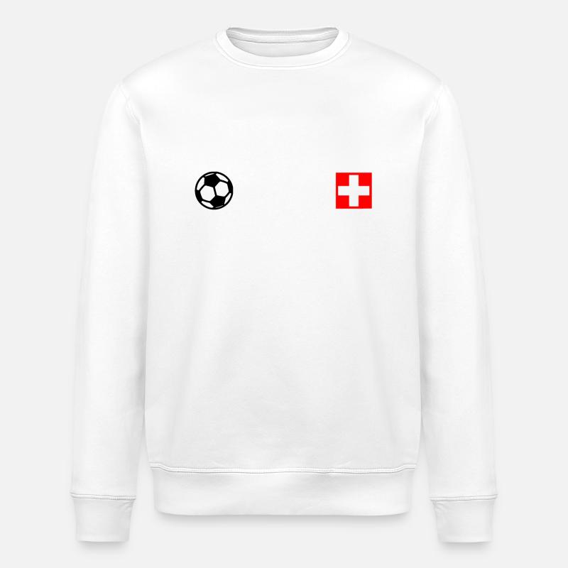 Suisse - Sweat bio ROLLER Stanley/Stella Unisexe - blanc