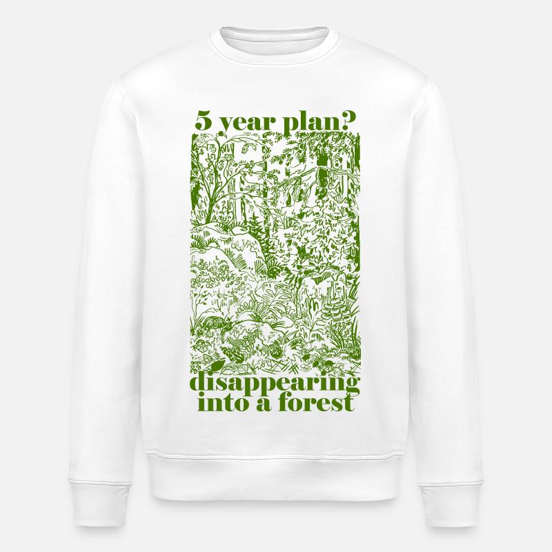 PLAN 5 ANS ? - Sweat bio ROLLER Stanley/Stella Unisexe - blanc