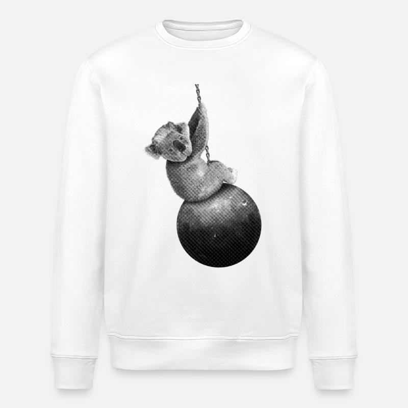 Cyrus Koala - Stanley/Stella Unisex Bio-Sweatshirt ROLLER - Weiß
