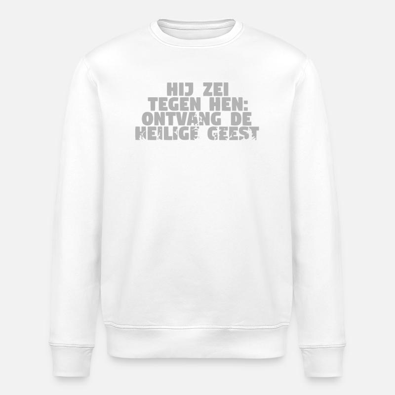 Receive Comforter - Dutch - Stanley/Stella ROLLER Unisex Organic Sweatshirt - white