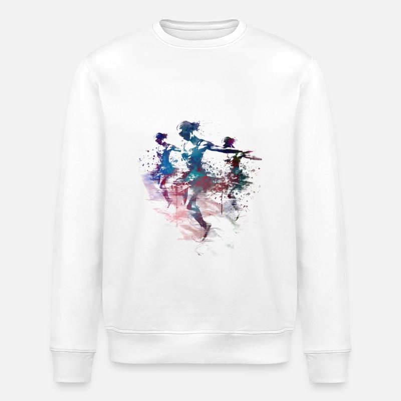 Natation synchronisée #sport - Sweat bio ROLLER Stanley/Stella Unisexe - blanc