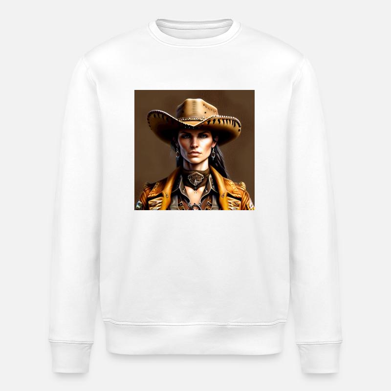 A new Sheriff's in town - Stanley/Stella ROLLER Unisex Organic Sweatshirt - white