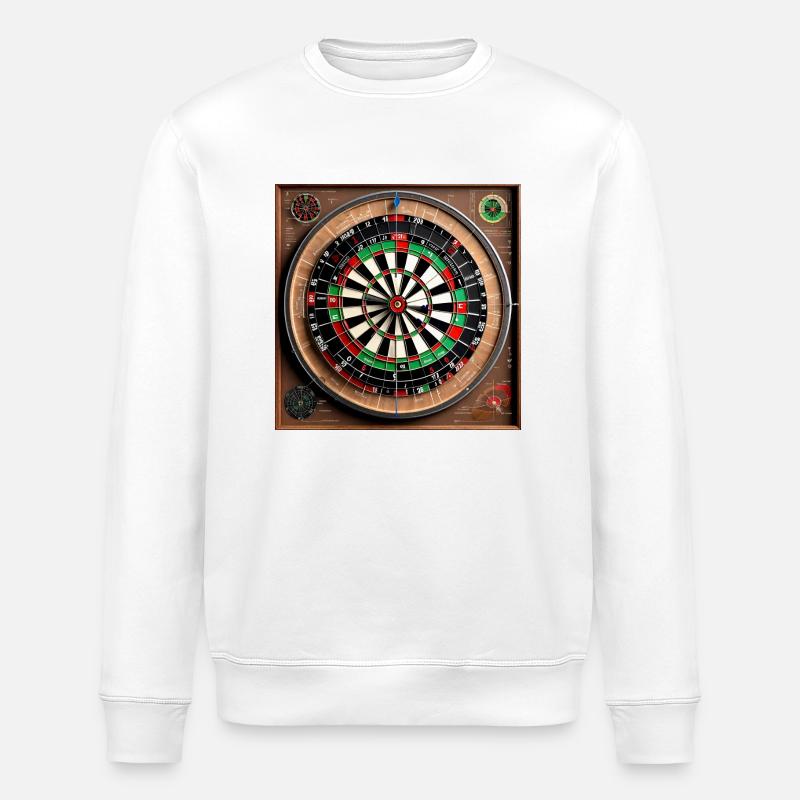 Anatomie d'un jeu de fléchettes - Sweat bio ROLLER Stanley/Stella Unisexe - blanc