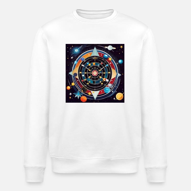Infini Bullseye - Sweat bio ROLLER Stanley/Stella Unisexe - blanc