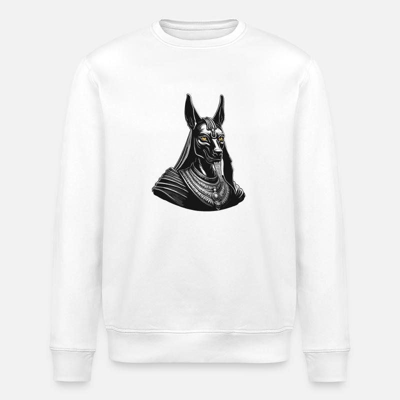 Egypte / Pharaon / Momies / Hiéroglyphes / Sphinx - Sweat bio ROLLER Stanley/Stella Unisexe - blanc