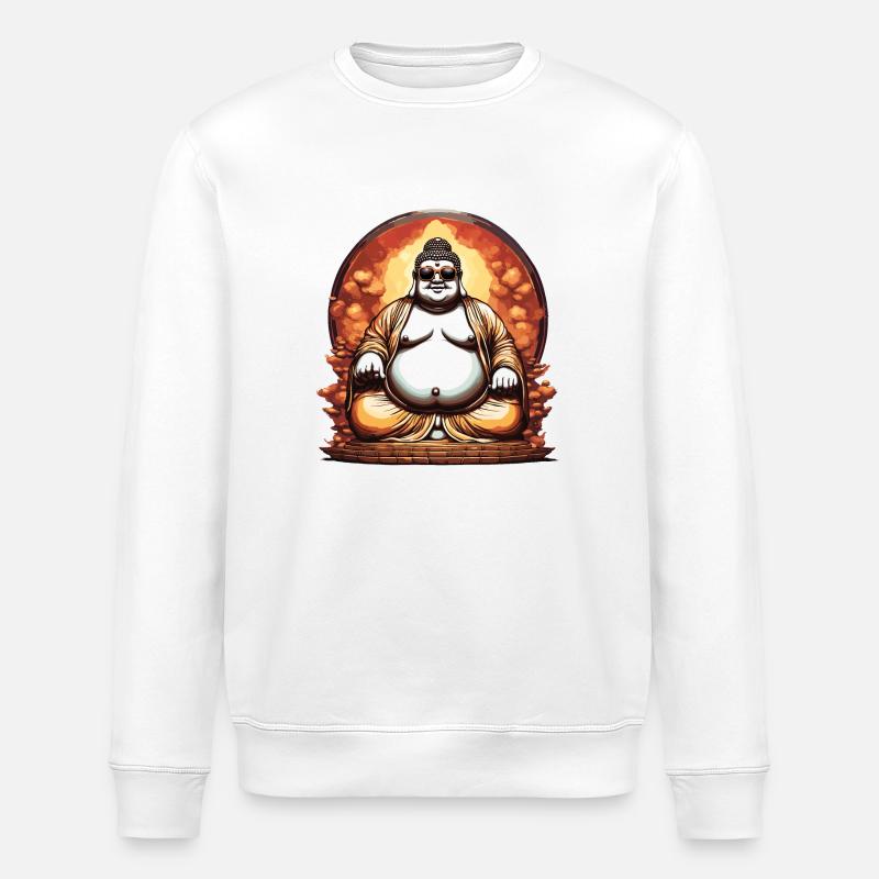 Bouddha / Bouddhisme / Foi / Religion / Mantra - Sweat bio ROLLER Stanley/Stella Unisexe - blanc