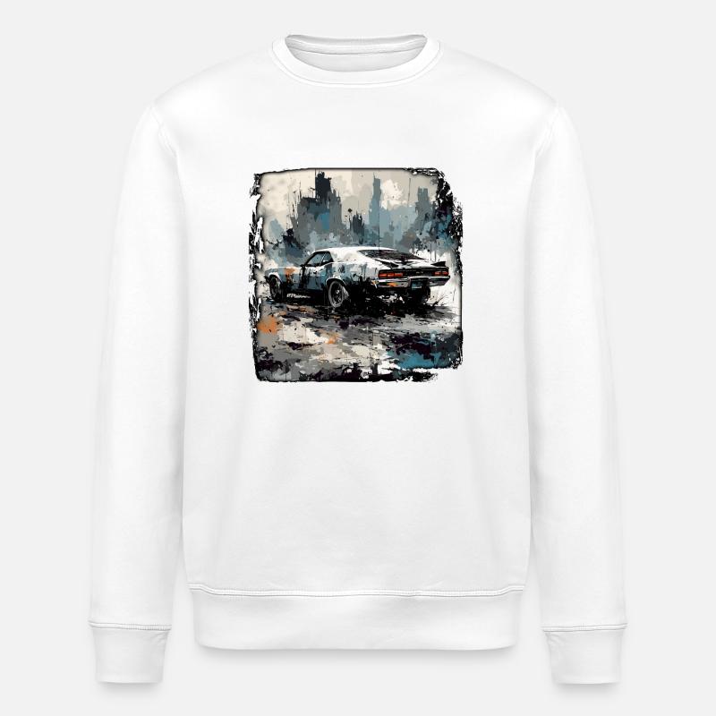 Apocalypse / Doomsday / Destruction / Anarchy - Stanley/Stella ROLLER Unisex Organic Sweatshirt - white