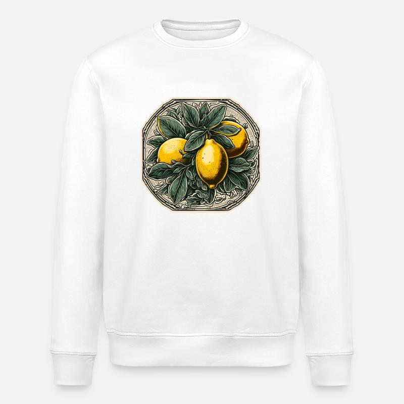 Lebensmittel / Obst / Markt / Vitamine / Design - Stanley/Stella Unisex Bio-Sweatshirt ROLLER - Weiß