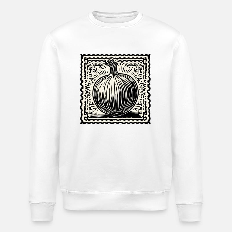 Lebensmittel / Gemüse / Markt / Vitamine / Design - Stanley/Stella Unisex Bio-Sweatshirt ROLLER - Weiß