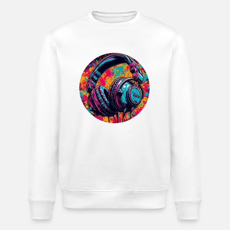 Casque / Audio / Musique / Son / Cool - Sweat bio ROLLER Stanley/Stella Unisexe - blanc
