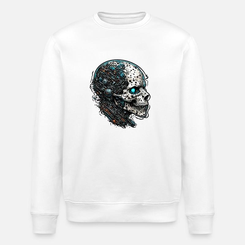 Terminator - Stanley/Stella ROLLER Unisex Organic Sweatshirt - white