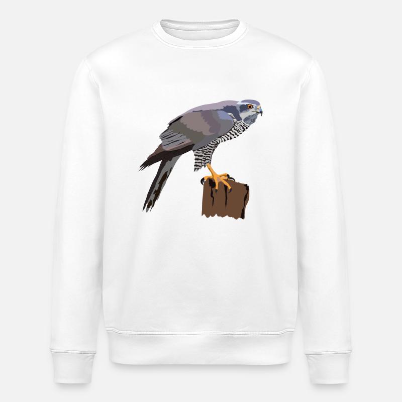 Habicht - Stanley/Stella Unisex Bio-Sweatshirt ROLLER - Weiß