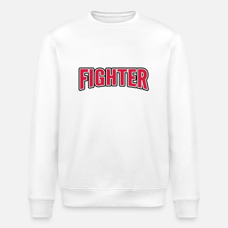 Fighter - Stanley/Stella ROLLER Unisex Organic Sweatshirt - white