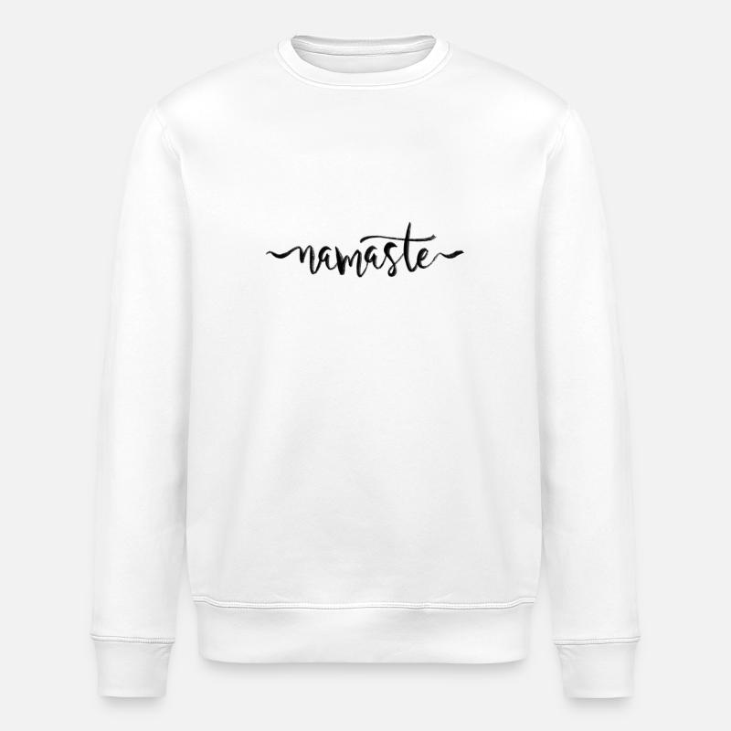 namaste - Stanley/Stella Unisex Bio-Sweatshirt ROLLER - Weiß