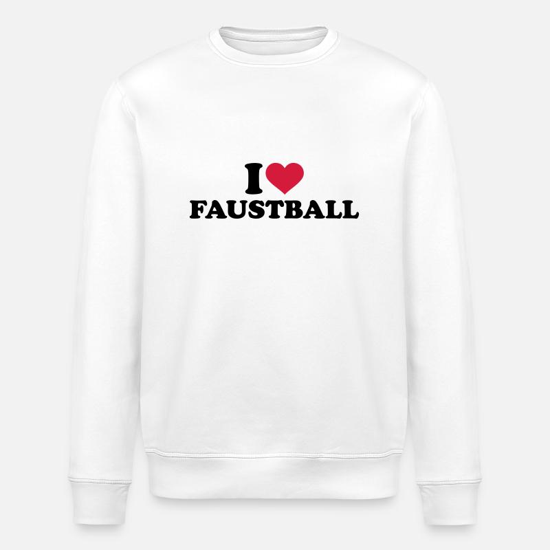 Faustball - Stanley/Stella Unisex Bio-Sweatshirt ROLLER - Weiß