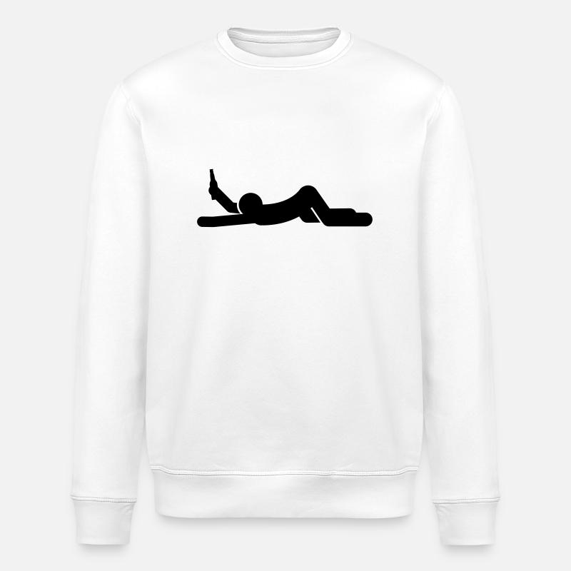 betrunken - Stanley/Stella Unisex Bio-Sweatshirt ROLLER - Weiß