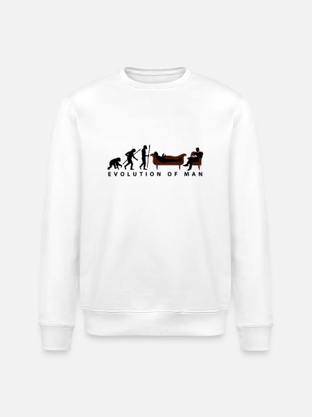 evolution_therapeut_psychologe_11_2016_a - Stanley/Stella Unisex Bio-Sweatshirt ROLLER - Weiß