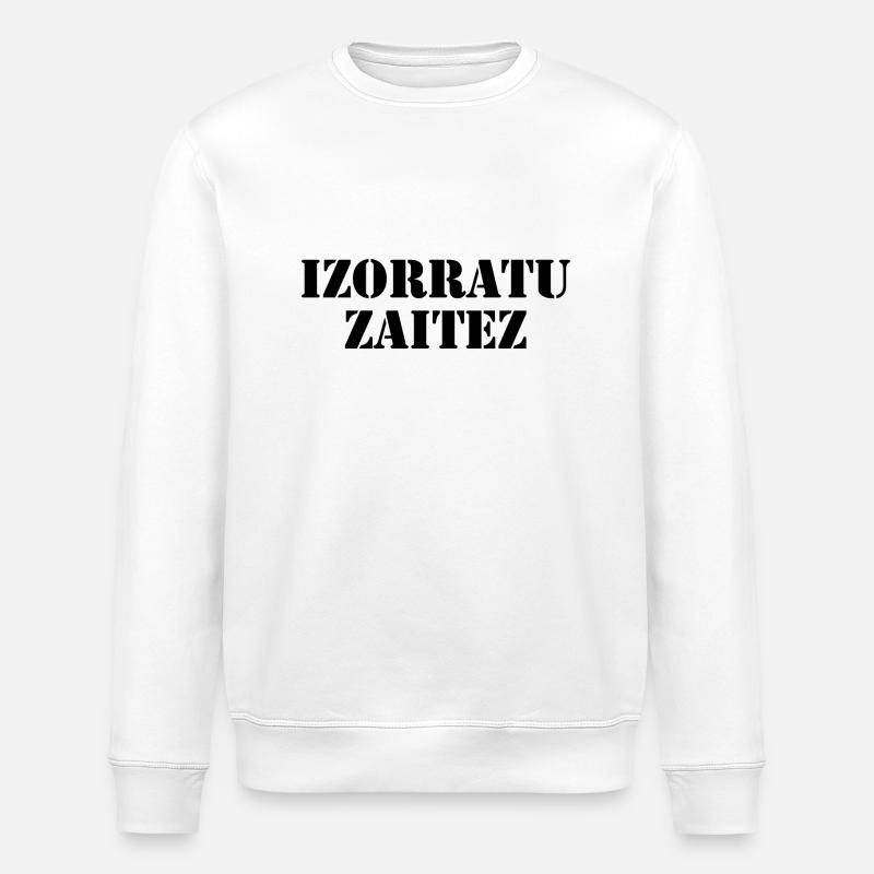 baskisch - Stanley/Stella Unisex Bio-Sweatshirt ROLLER - Weiß