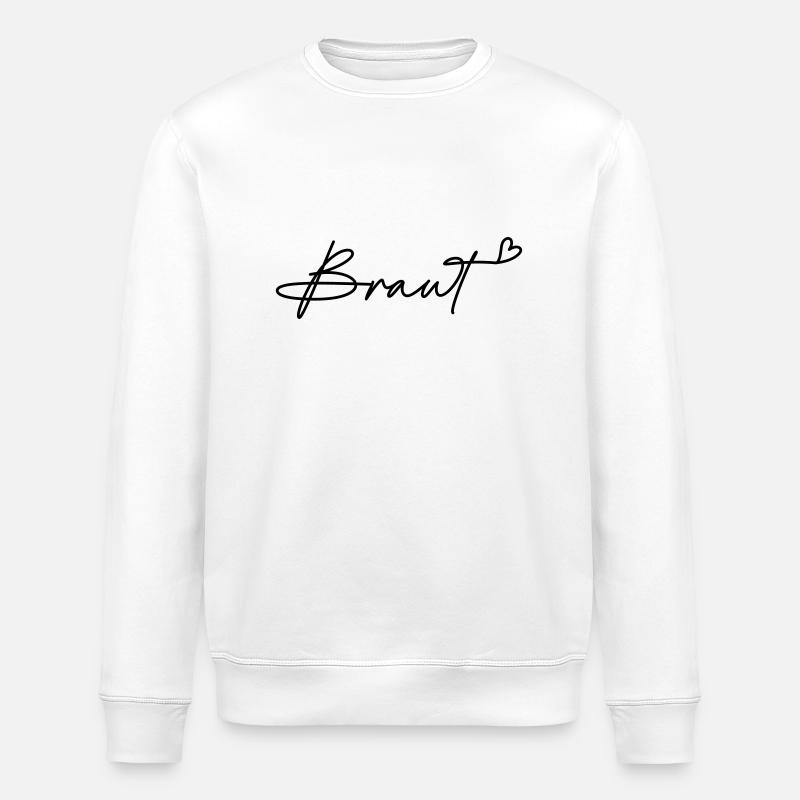 Braut - Stanley/Stella Unisex Bio-Sweatshirt ROLLER - Weiß