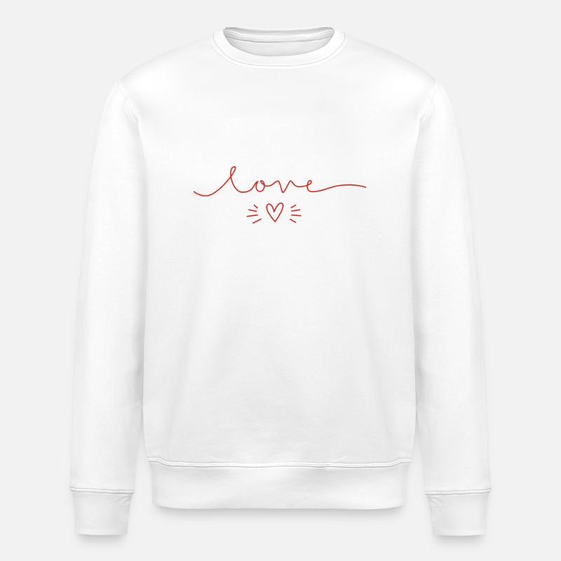 Amour - Sweat bio ROLLER Stanley/Stella Unisexe - blanc
