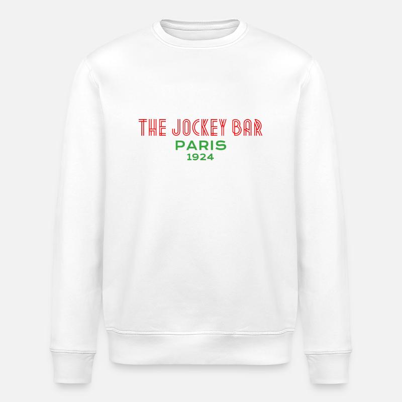 Le Jockey Bar Paris - Sweat bio ROLLER Stanley/Stella Unisexe - blanc