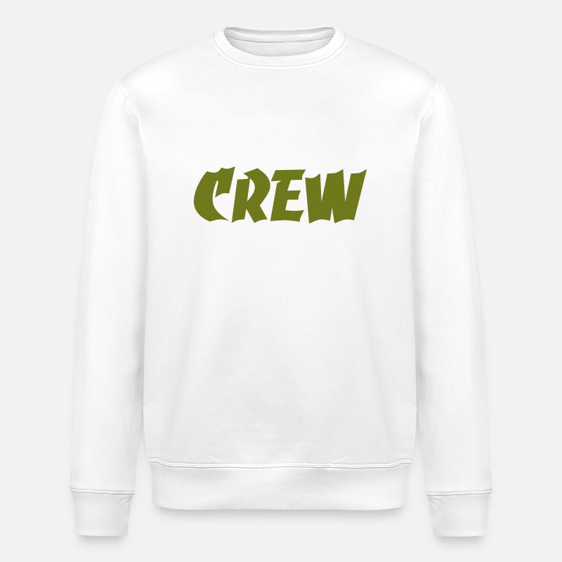 Crew - Stanley/Stella Unisex Bio-Sweatshirt ROLLER - Weiß