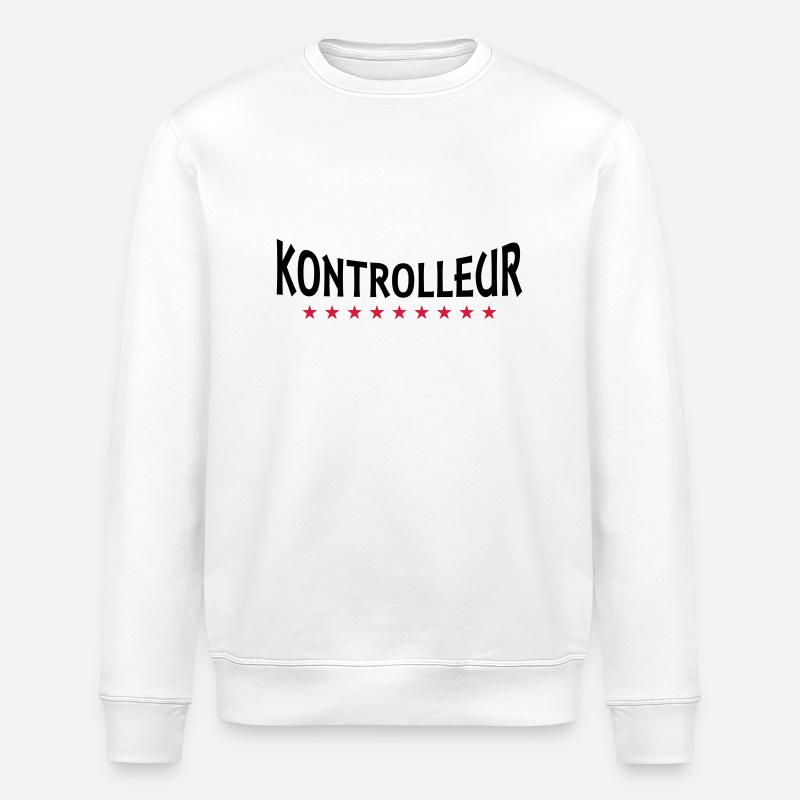 Controller + Dein Text - Sweat bio ROLLER Stanley/Stella Unisexe - blanc