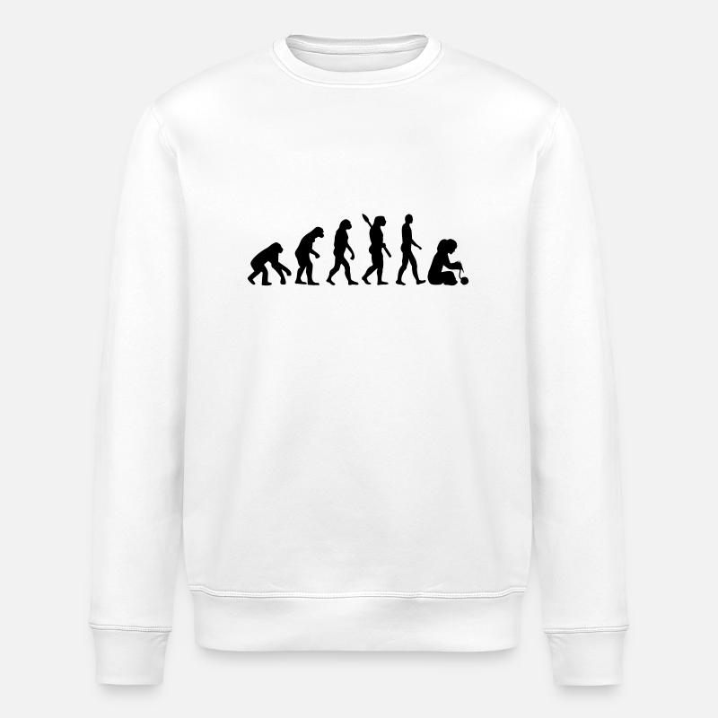 Evolution Knitting - Stanley/Stella ROLLER Unisex Organic Sweatshirt - white