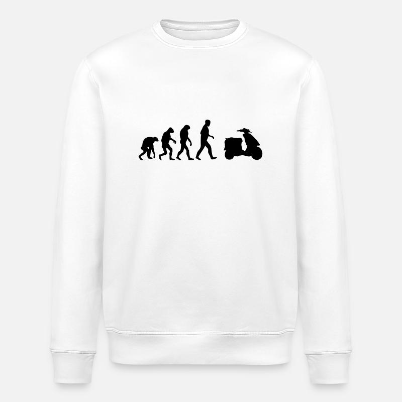 roller evolution - Stanley/Stella Unisex Bio-Sweatshirt ROLLER - Weiß