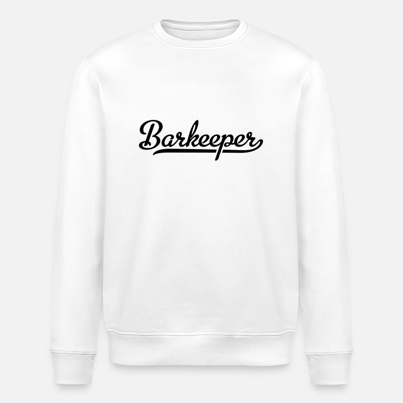 bartender - Stanley/Stella ROLLER Unisex Organic Sweatshirt - white