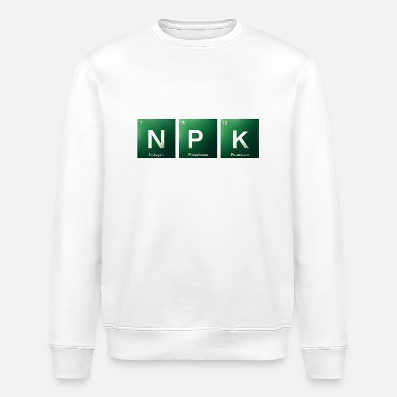NPK - the essentials - Stanley/Stella Unisex Bio-Sweatshirt ROLLER - Weiß
