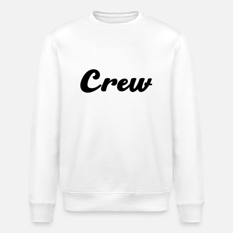 crew - Stanley/Stella ROLLER Unisex Organic Sweatshirt - white